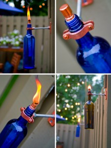 Recycled Bottle Torch